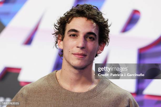 Miguel Herran attends the Madrid premiere of "Los Farad" at Cine Callao on December 05, 2023 in Madrid, Spain.