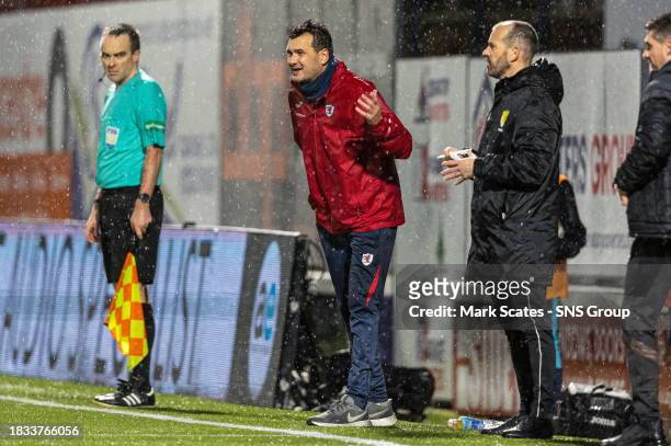 Raith Rovers Manager Ian Murray during a cinch Championship match between Raith Rovers and Partick Thistle at Stark's Park, on December 08 in...