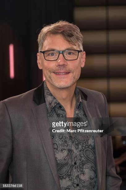 Cabaret artist Christoph Sieber attends the "Koelner Treff" TV Show at WDR Studio on December 8, 2023 in Cologne, Germany.