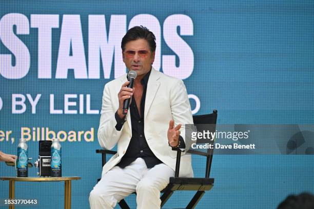 John Stamos attends 'John Stamos In Conversation' during the Tribeca Festival at Art Basel Miami Beach 2023 at the Miami Beach Convention Center on...