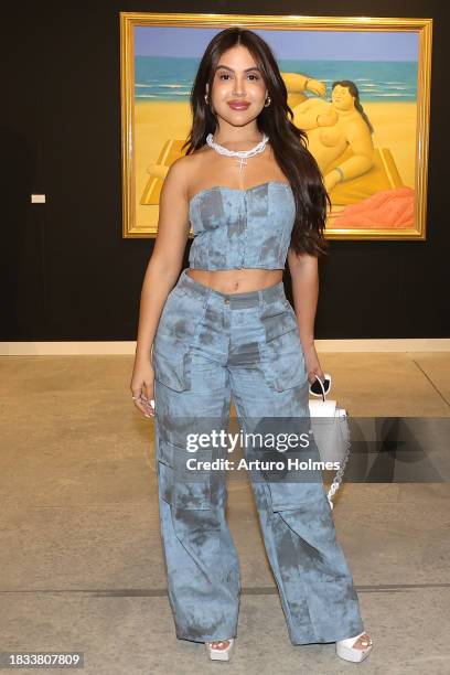 Cinthya Carmona attends Art Miami Opening Night on December 05, 2023 in Miami, Florida.