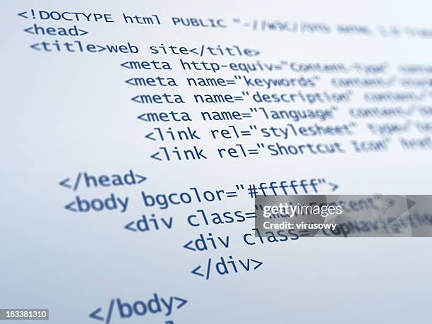 html-code - html stock-fotos und bilder