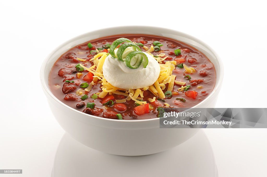 Chili Bowl de platos vegetarianos