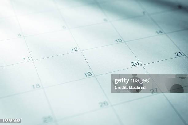 calendar - day anniversary stockfoto's en -beelden