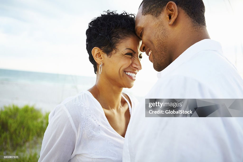 Couple sharing a romantic moment