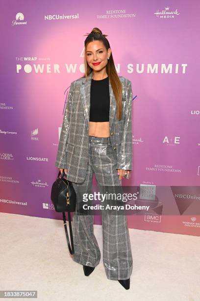 Maria Menounos attends TheWrap Presents Power Women Summit at The Maybourne Beverly Hills on December 05, 2023 in Beverly Hills, California.
