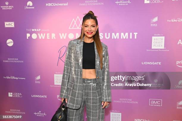 Maria Menounos attends TheWrap Presents Power Women Summit at The Maybourne Beverly Hills on December 05, 2023 in Beverly Hills, California.