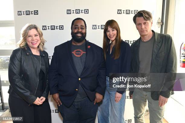 Dr. Rachel Kowert; Alan Henry, Special Projects Editor at WIRED; Jade Raymond; and John Hanke attend WIRED Celebrates 30th Anniversary With LiveWIRED...