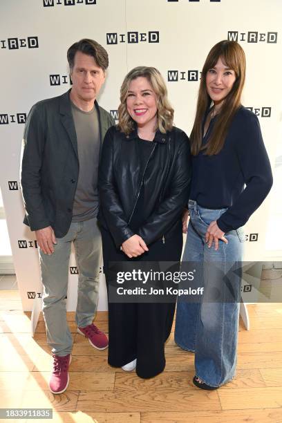 John Hanke, Dr. Rachel Kowert, and Jade Raymond attend WIRED Celebrates 30th Anniversary With LiveWIRED at The Midway SF on December 05, 2023 in San...