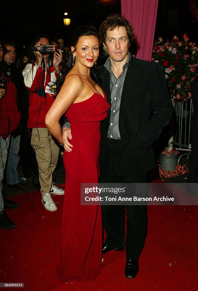 Martine McCutcheon and Hugh Grant during Love Actually Premiere