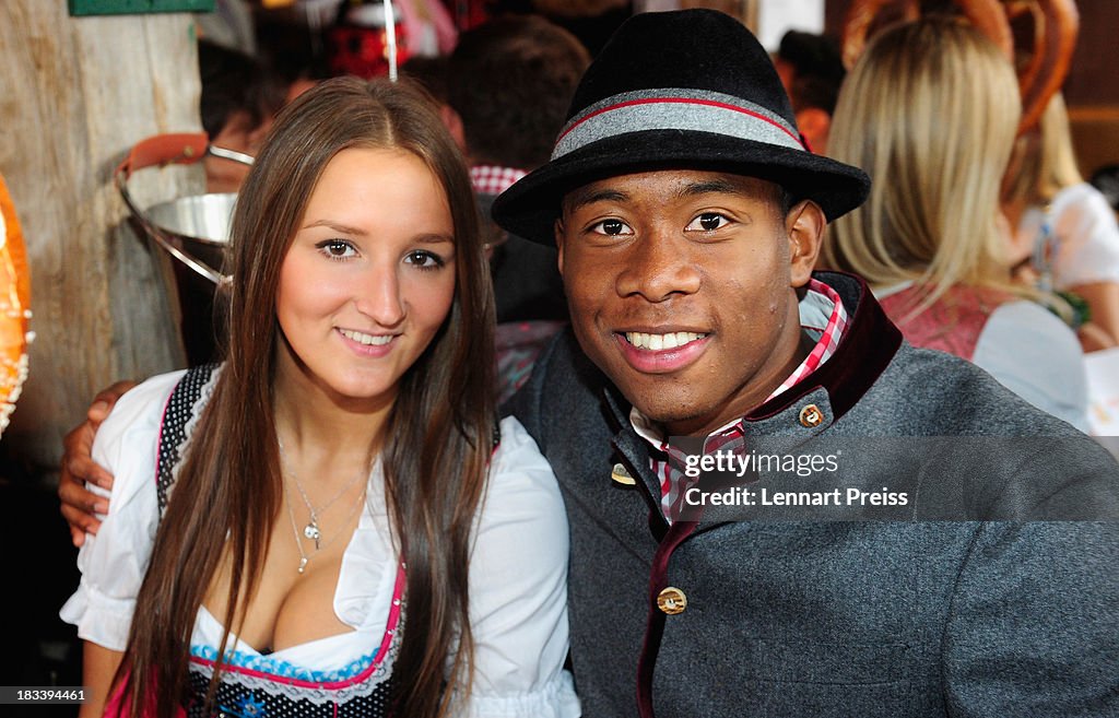 FC Bayern Muenchen Attends Oktoberfest 2013