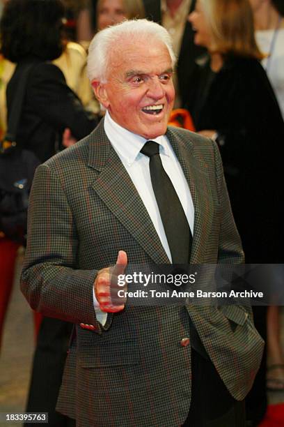 Jack Valenti, MPAA President during Deauville 2002 - Divine Secrets of The Ya-Ya Sisterhood Premiere at C.I.D Deauville in Deauville, France.