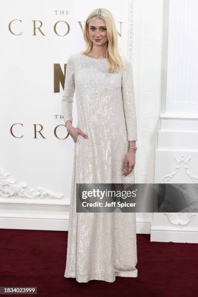 Elizabeth Debicki attends "The Crown" Finale Celebration at The Royal Festival Hall on December 05, 2023 in London, England.