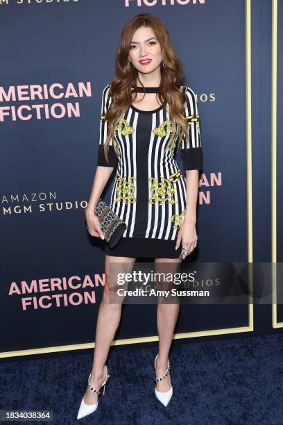 Blanca Blanco attends the Los Angeles special screening of Amazon and MGM Studios' "American Fiction" at Samuel Goldwyn Theater on December 05, 2023...