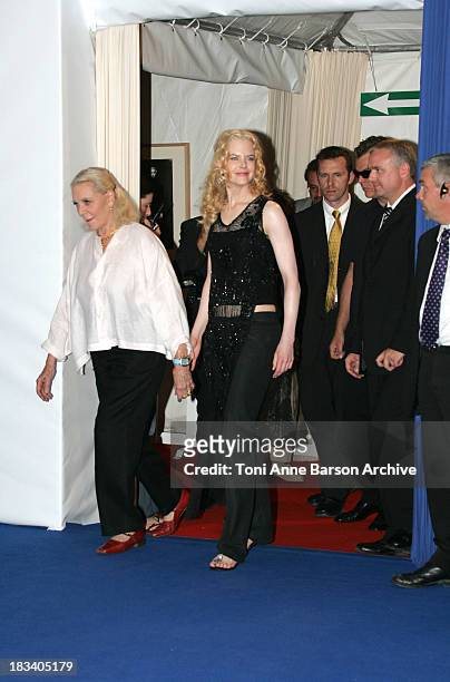 Lauren Bacall and Nicole Kidman during 30th Deauville American Film Festiva - Birth Photocall at CID in Deauville, France.