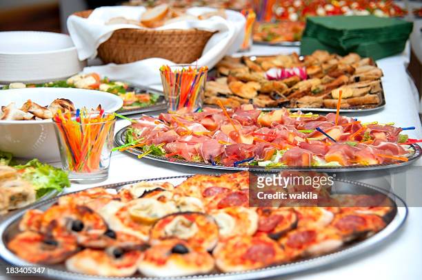 buffet -  with vibrant colors - food and drink industry stock pictures, royalty-free photos & images