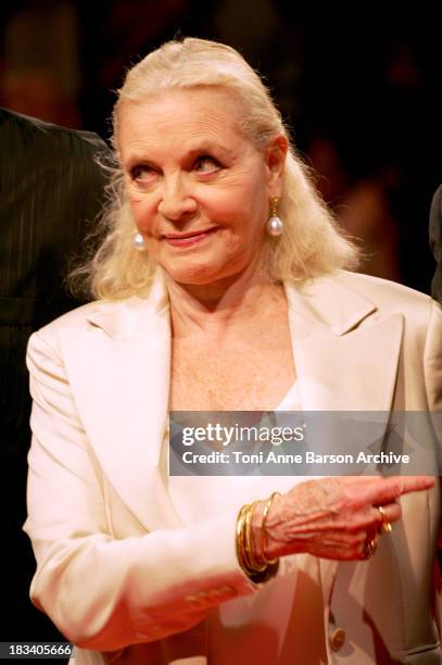 Lauren Bacall during 30th Deauville American Film Festival - Birth - Premiere at CID in Deauville, France.