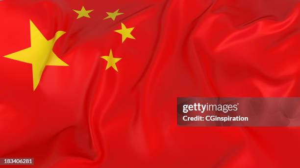 chinese flag - chinese national flag stock pictures, royalty-free photos & images