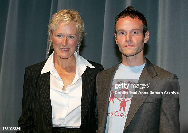 Glenn Close and Chris Terrio during 30th Deauville American Film Festival - Heights - Premiere at CID in Deauville, France.