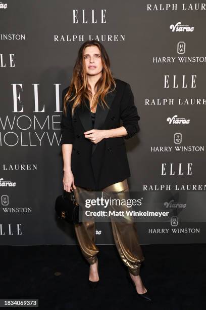 Lake Bell attends ELLE's 2023 Women In Hollywood Celebration Presented by Ralph Lauren, Harry Winston and Viarae at Nya Studios on December 05, 2023...