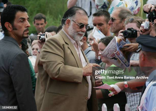 Francis Ford Coppola during 30th Deauville American Film Festival - Francis Ford Coppola and George Lucas Leaving Press Conference - Sept 11th in...