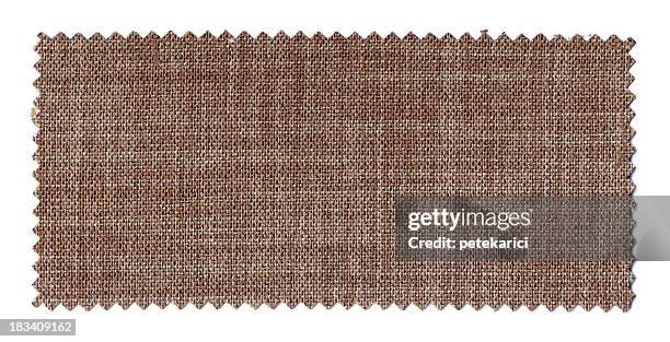 brown fabric swatch - fabric swatch stock pictures, royalty-free photos & images