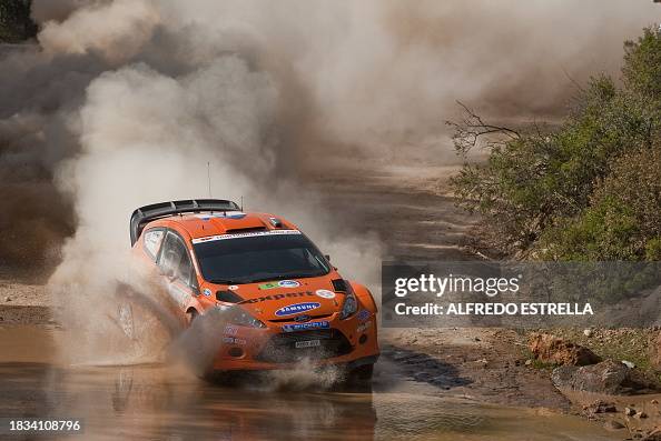 Henning Rally Driver Norwegian driver Henning Solberg and Austrian Ilka Minor on their ...