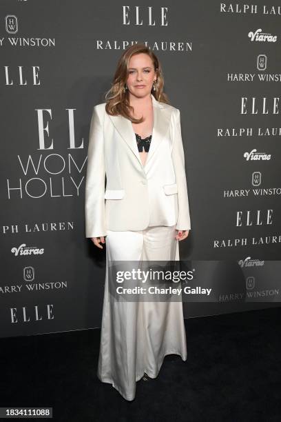 Alicia Silverstone attends ELLE's 2023 Women in Hollywood Celebration Presented by Ralph Lauren, Harry Winston and Viarae at Nya Studios on December...