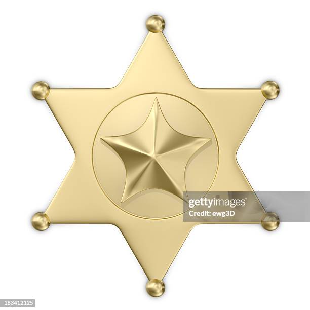 badge sheriff - police badge stock pictures, royalty-free photos & images