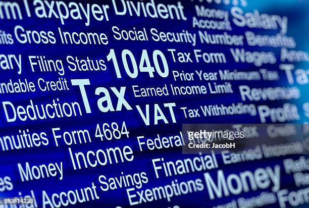 paying tax - 1040 tax form stock pictures, royalty-free photos & images