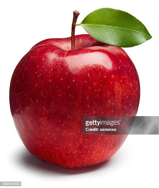 maçã vermelha - apple imagens e fotografias de stock