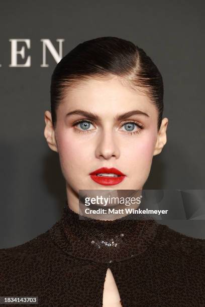 Alexandra Daddario attends ELLE's 2023 Women in Hollywood Celebration Presented by Ralph Lauren, Harry Winston and Viarae at Nya Studios on December...