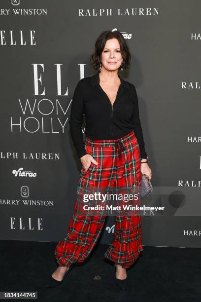 Marcia Gay Harden attends ELLE's 2023 Women in Hollywood Celebration Presented by Ralph Lauren, Harry Winston and Viarae at Nya Studios on December...