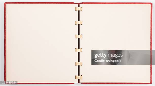 photo album - blank photo album stock pictures, royalty-free photos & images