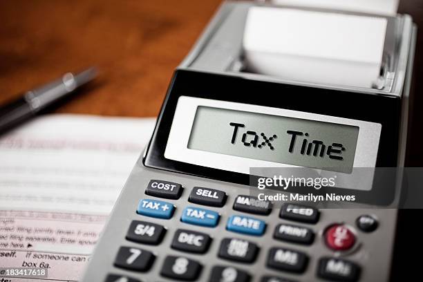 tax time - tax season stock pictures, royalty-free photos & images