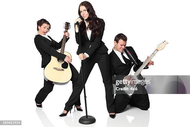 musical band - microphone stand stock pictures, royalty-free photos & images