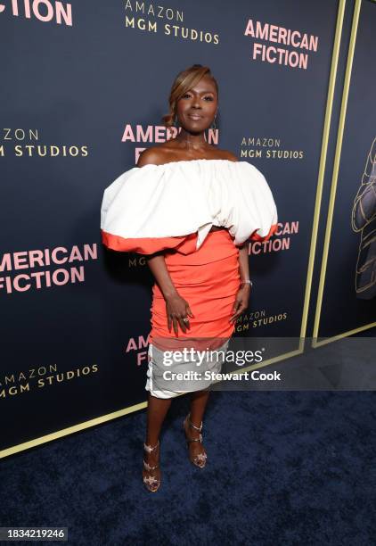 Deborah Joy Winans attends the Los Angeles Premiere of MGM's "American Fiction" at Academy Museum of Motion Pictures on December 05, 2023 in Los...