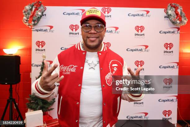 Flo Rida attends iHeartRadio Channel 95.5's Jingle Ball 2023 at Little Caesars Arena on December 05, 2023 in Detroit, Michigan.