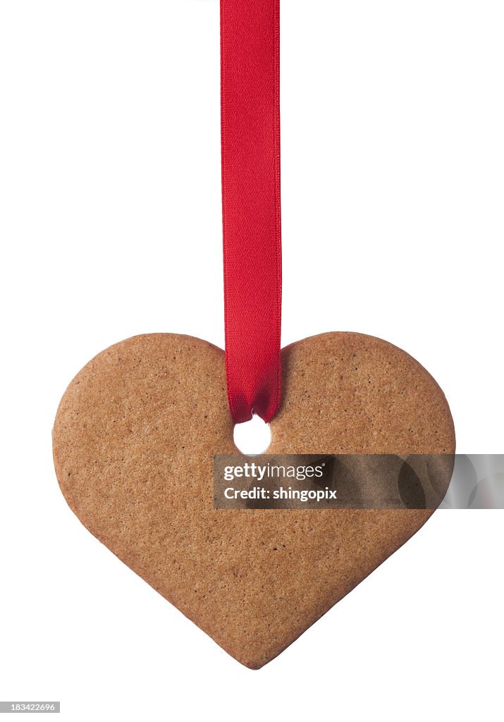 Ginger cookie heart