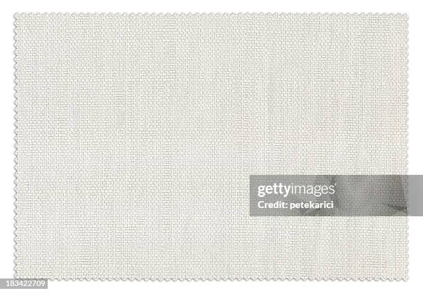 white fabric swatch - white color swatch stock pictures, royalty-free photos & images