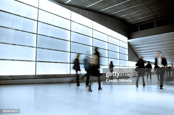 city commuters - ethereal building stock pictures, royalty-free photos & images