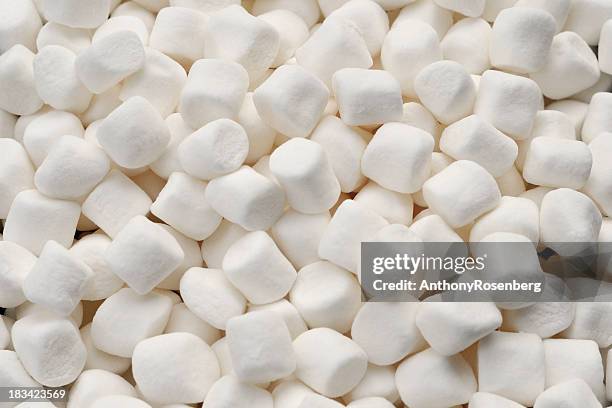 mini marshmallow fundo - marshmallow - fotografias e filmes do acervo