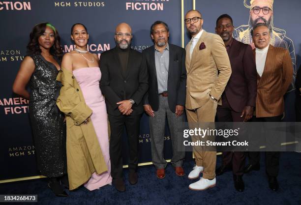 Erika Alexander, Tracee Ellis Ross, Jeffrey Wright, Author Percival Everett, Writer/Director/Producer Cord Jefferson, Sterling K. Brown and John...