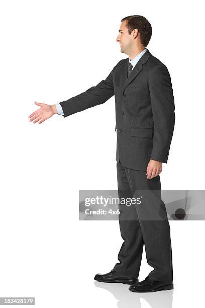 businessman offering handshake - handshake isolated stock pictures, royalty-free photos & images