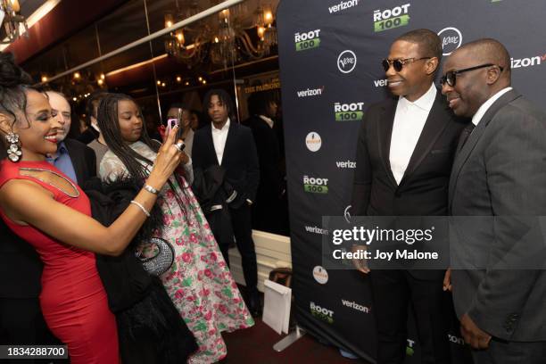 Doug E. Fresh and Dr. Olajide Williams attend The Root 100 Gala at The Apollo Theater on December 05, 2023 in New York City.