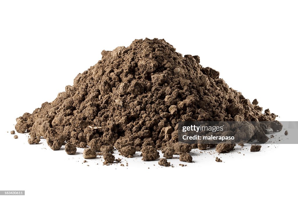 Pile of soil