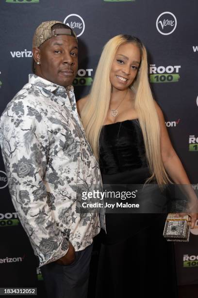 Moliek Matthias and Donnette Lyttle attend The Root 100 Gala at The Apollo Theater on December 05, 2023 in New York City.