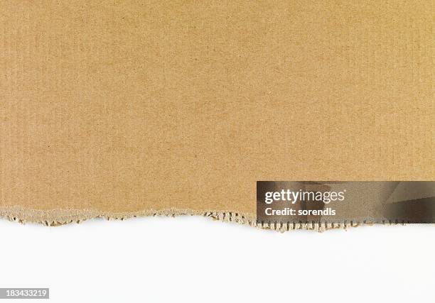 ripped cardboard xxxl - ripped cardboard stock pictures, royalty-free photos & images