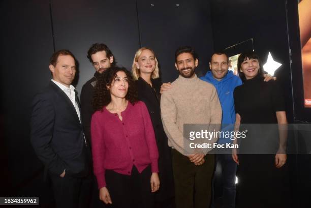 Vincent Lecœur, Kevin Mischel, Naidra Ayadi, Nora Arnezeder, director/actor Salim Kechiouche, Zinedine Soualem and Carima Amarouche attend the...