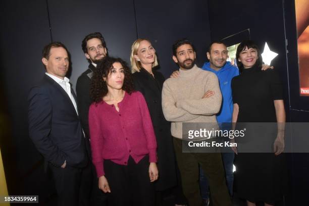 Vincent Lecœur, Kevin Mischel, Naidra Ayadi, Nora Arnezeder, director/actor Salim Kechiouche, Zinedine Soualem and Carima Amarouche attend the...